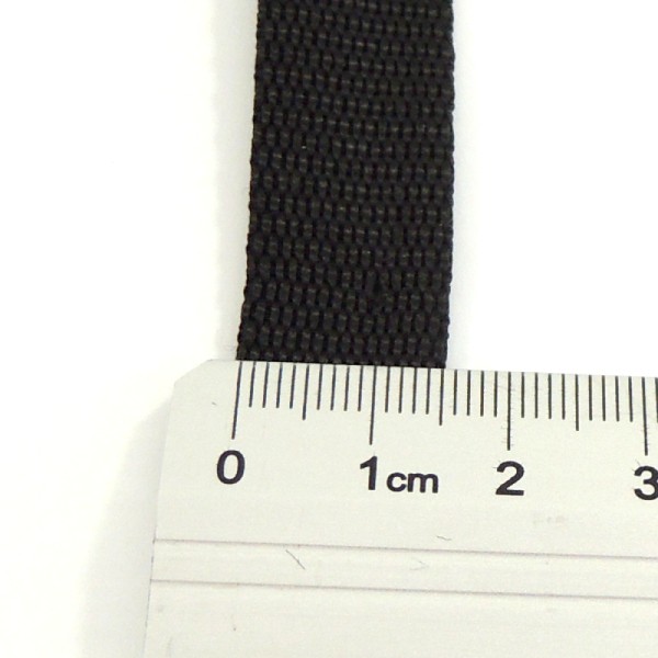 černý popruh 16 mm